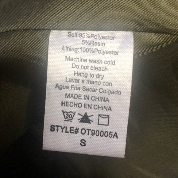 Love Marks Olive Green Faux Suede Quilted Moto Jacket - Picture 6 of 8